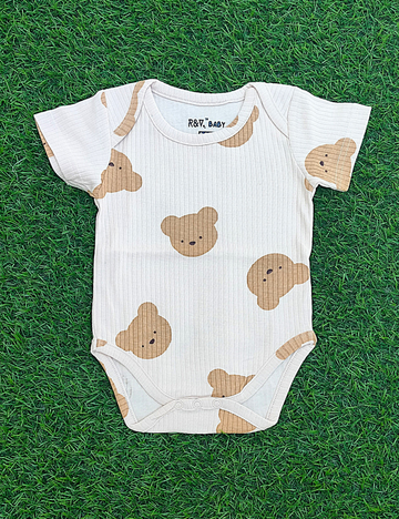 SHORT SLEEVE ROMPERS-TEDDY